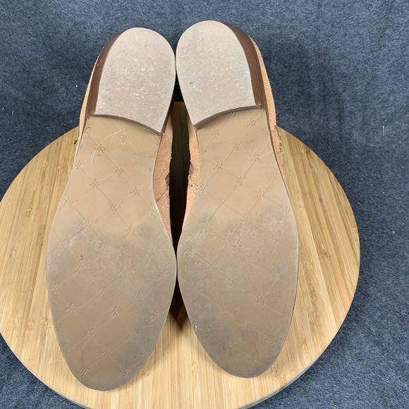 Jack Rogers Womens Brown‎ Suede Ankle Boots Sz US 9 Side Zip - Picture 6 of 8